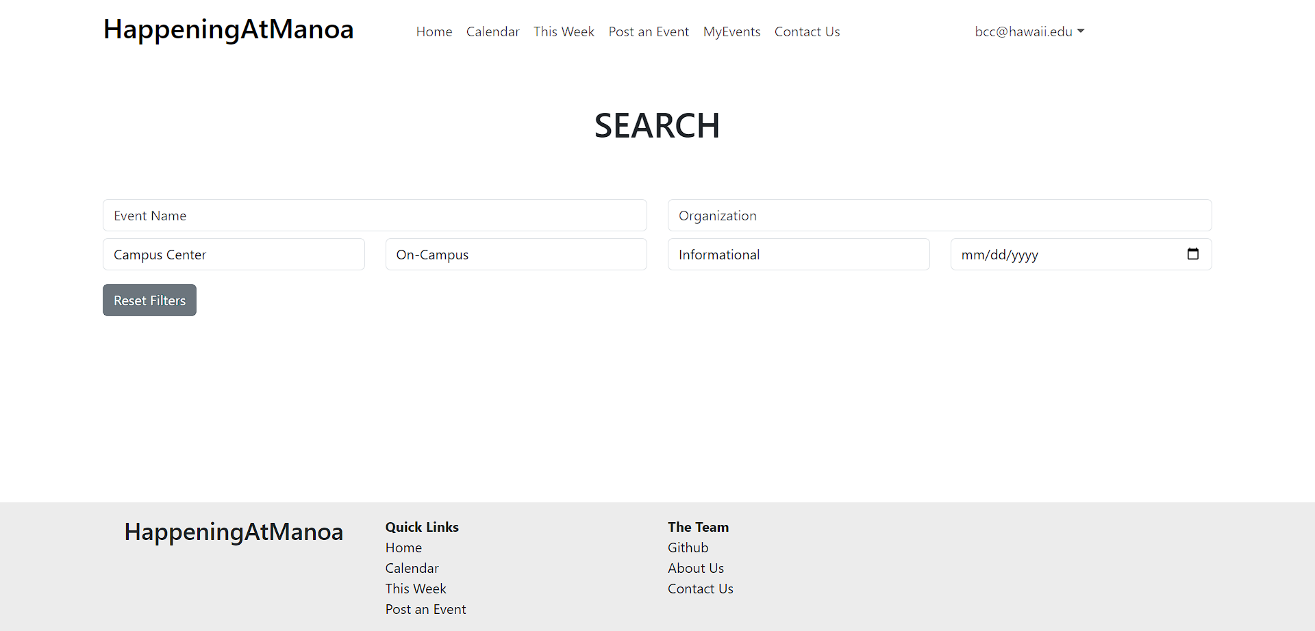 Search Page